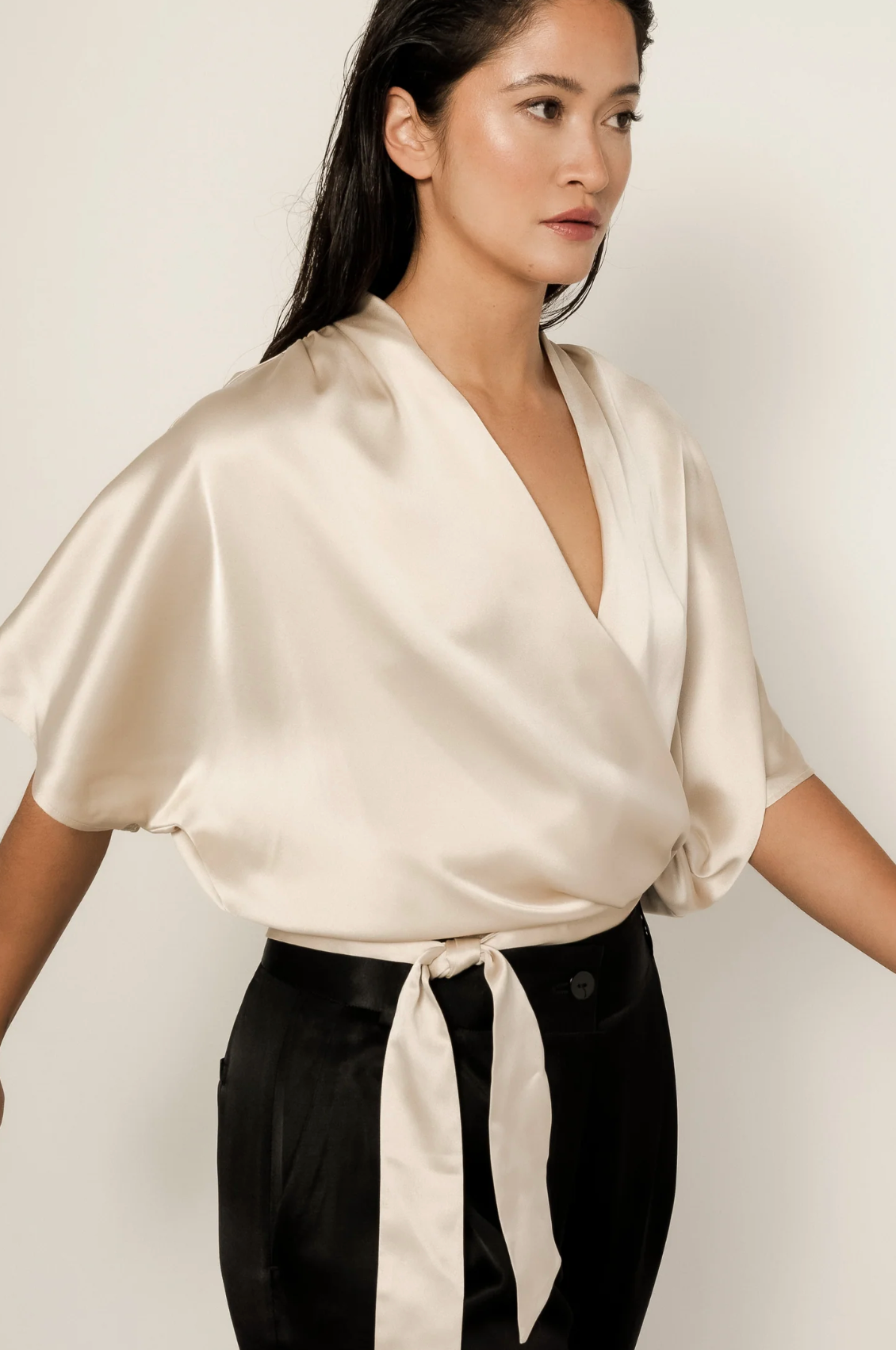 Cassia Top Champagne Bluser