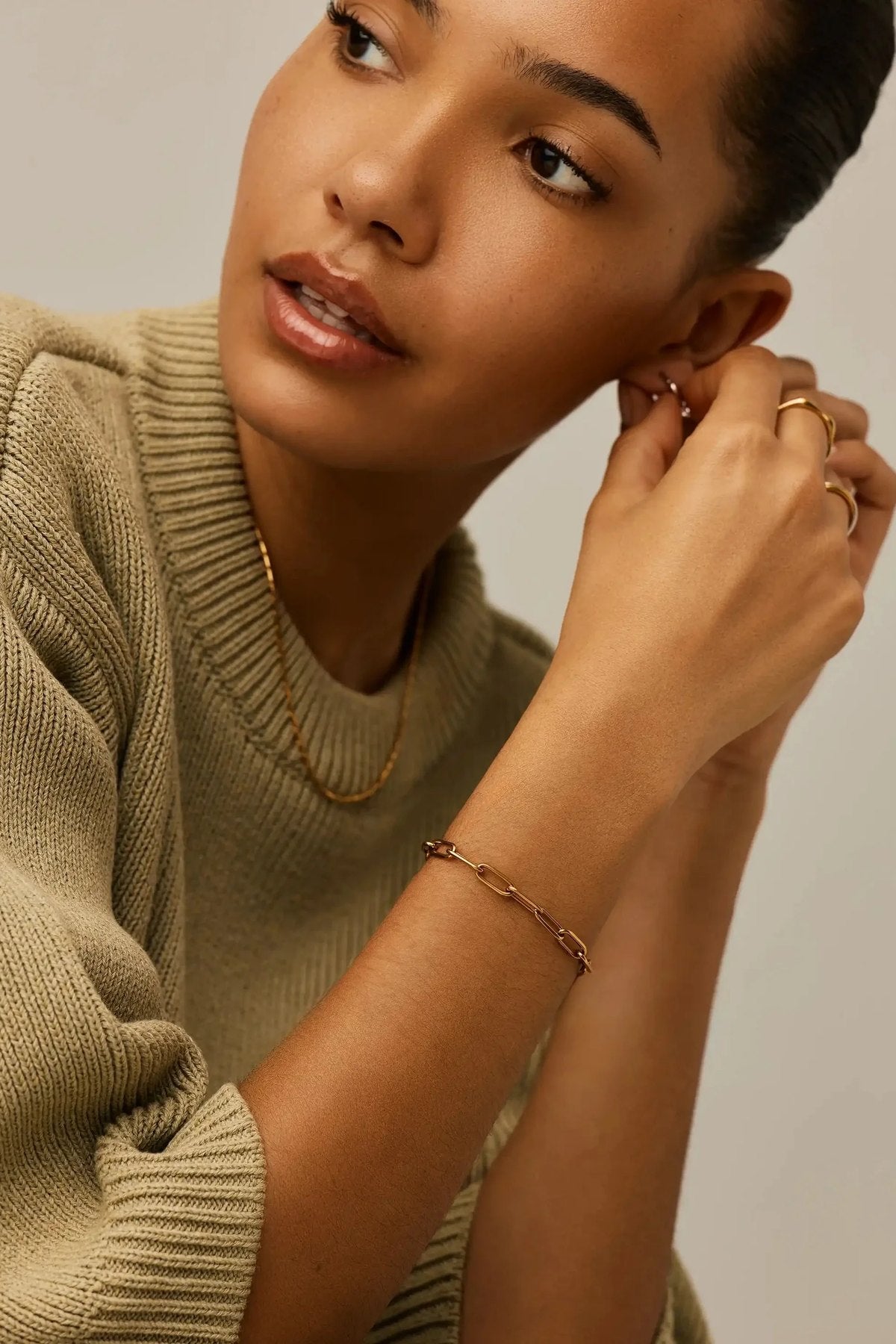 Classic Paperclip Chain Bracelet