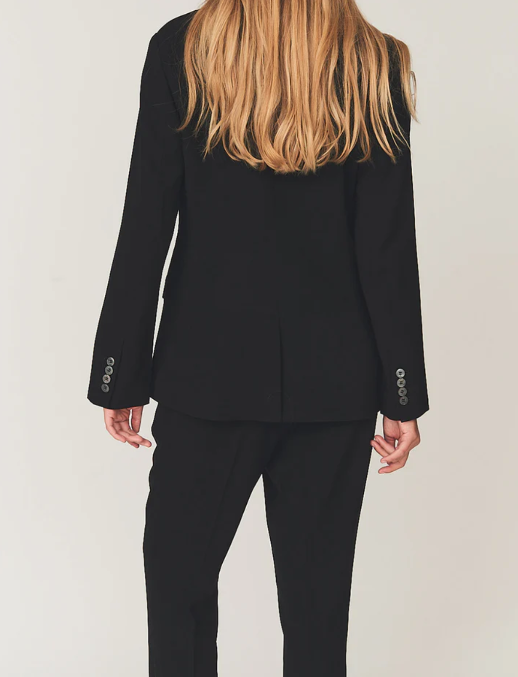 Crepe Blazer Black Blazere