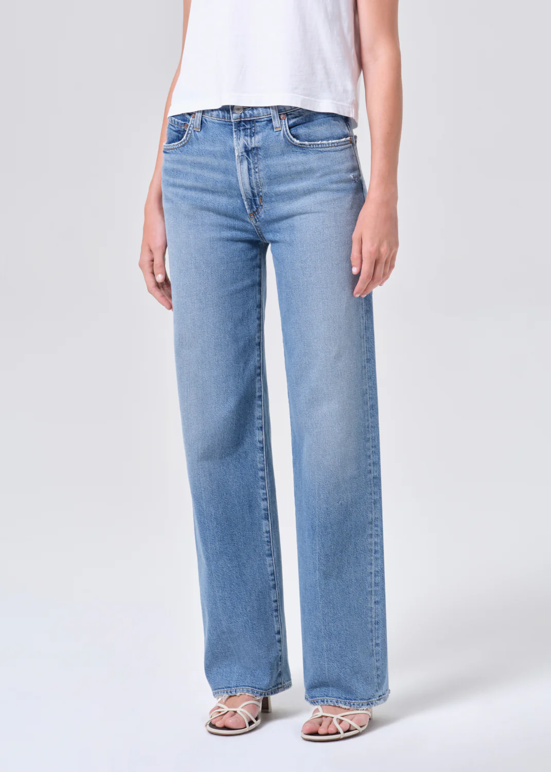 Harper Straight Jeans in Kindle Bukser