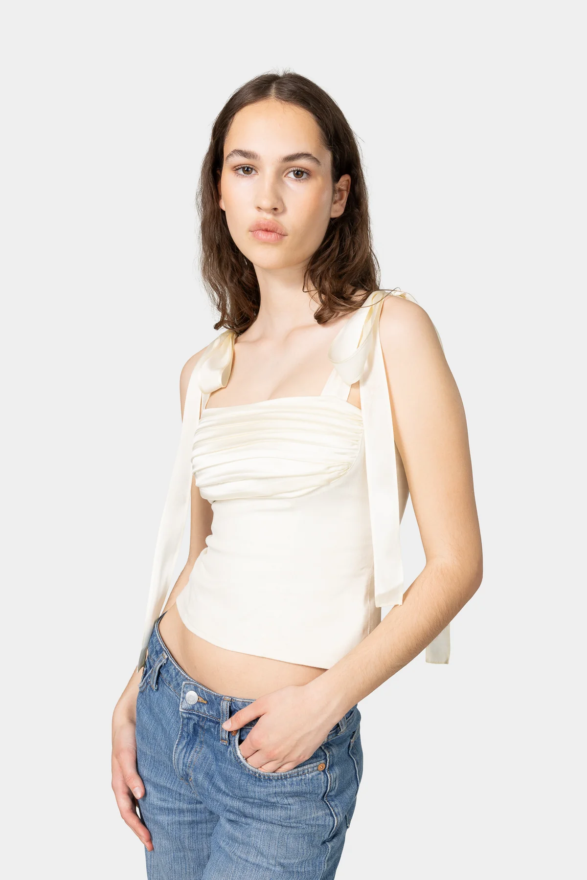 Bluser | Elsa Bustier Ivory