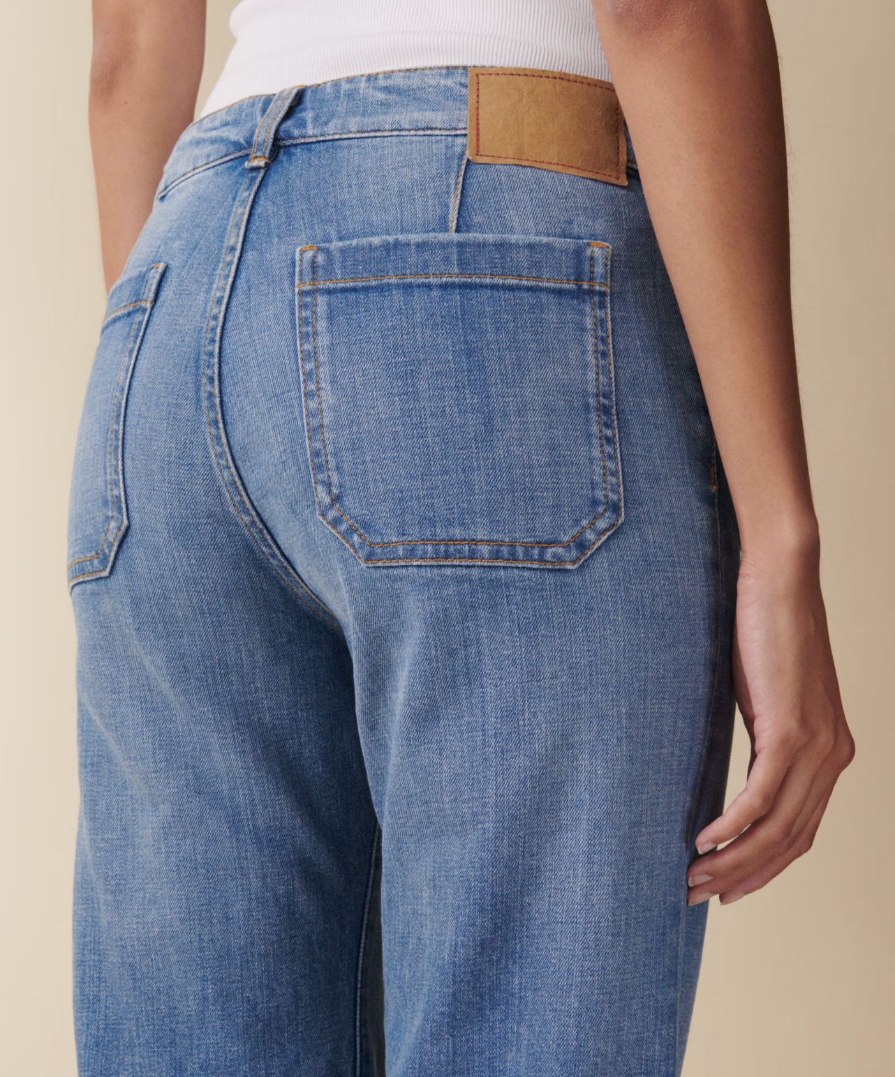 St Monica Low Jeans Light Classic Vintage