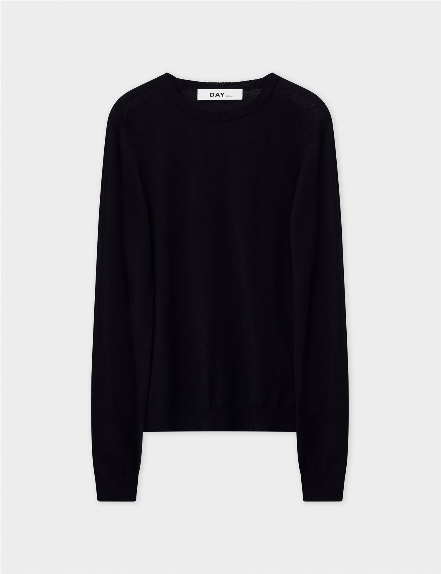 Annabelle Sweater Black Gensere