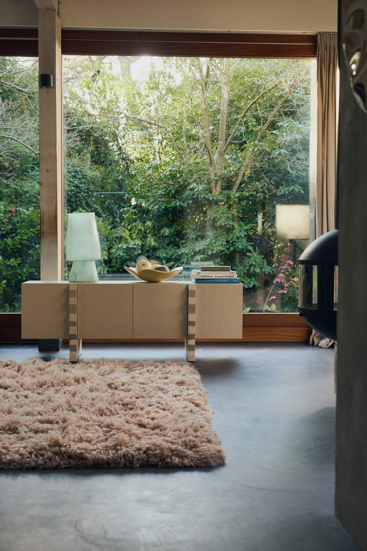 Fluffy rug soft pink - 200x300 cm
