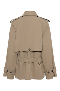 Majorstuen Trench Short Khaki Yttertøy