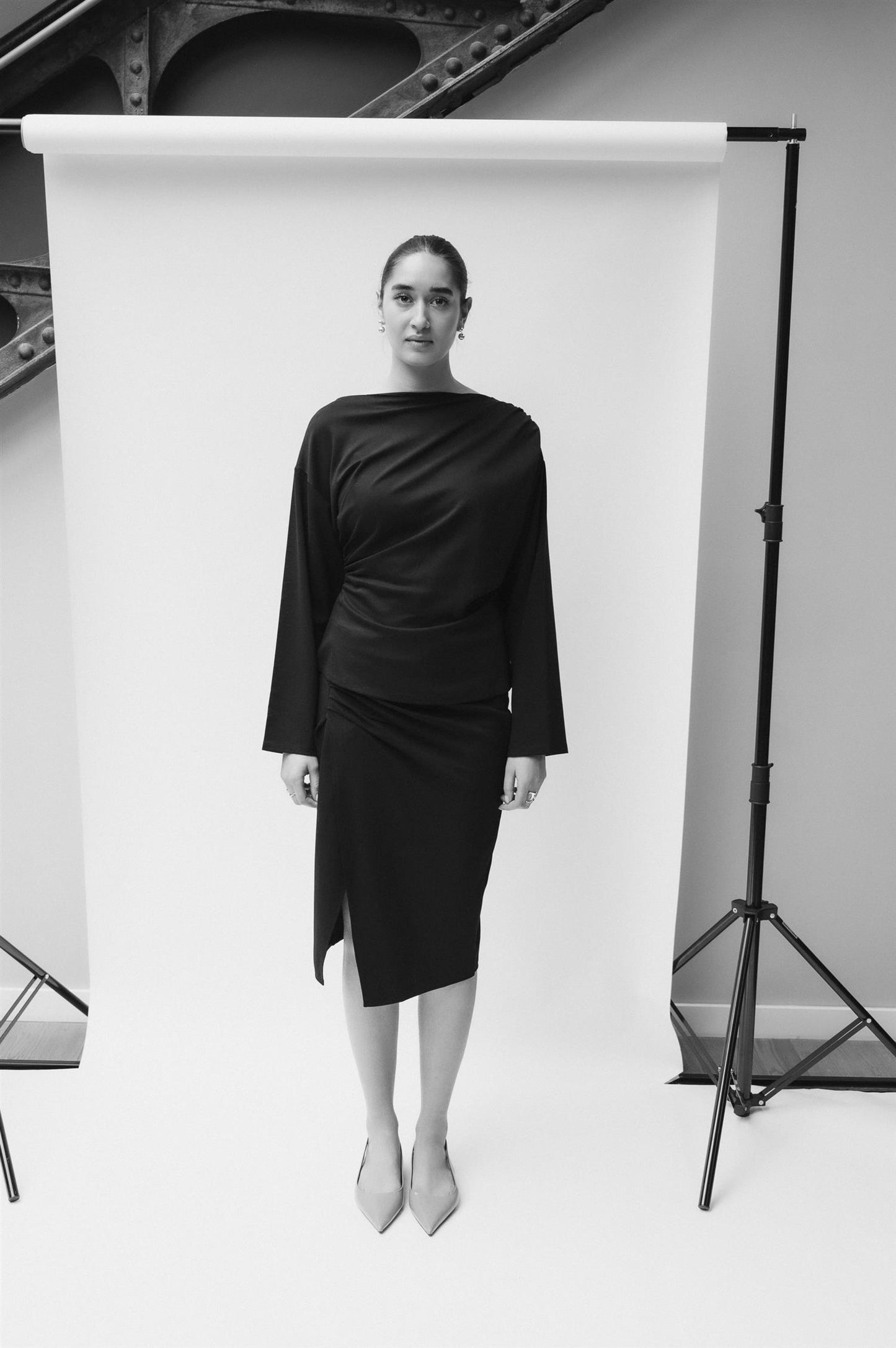 Hadar Skirt Black Skjørt