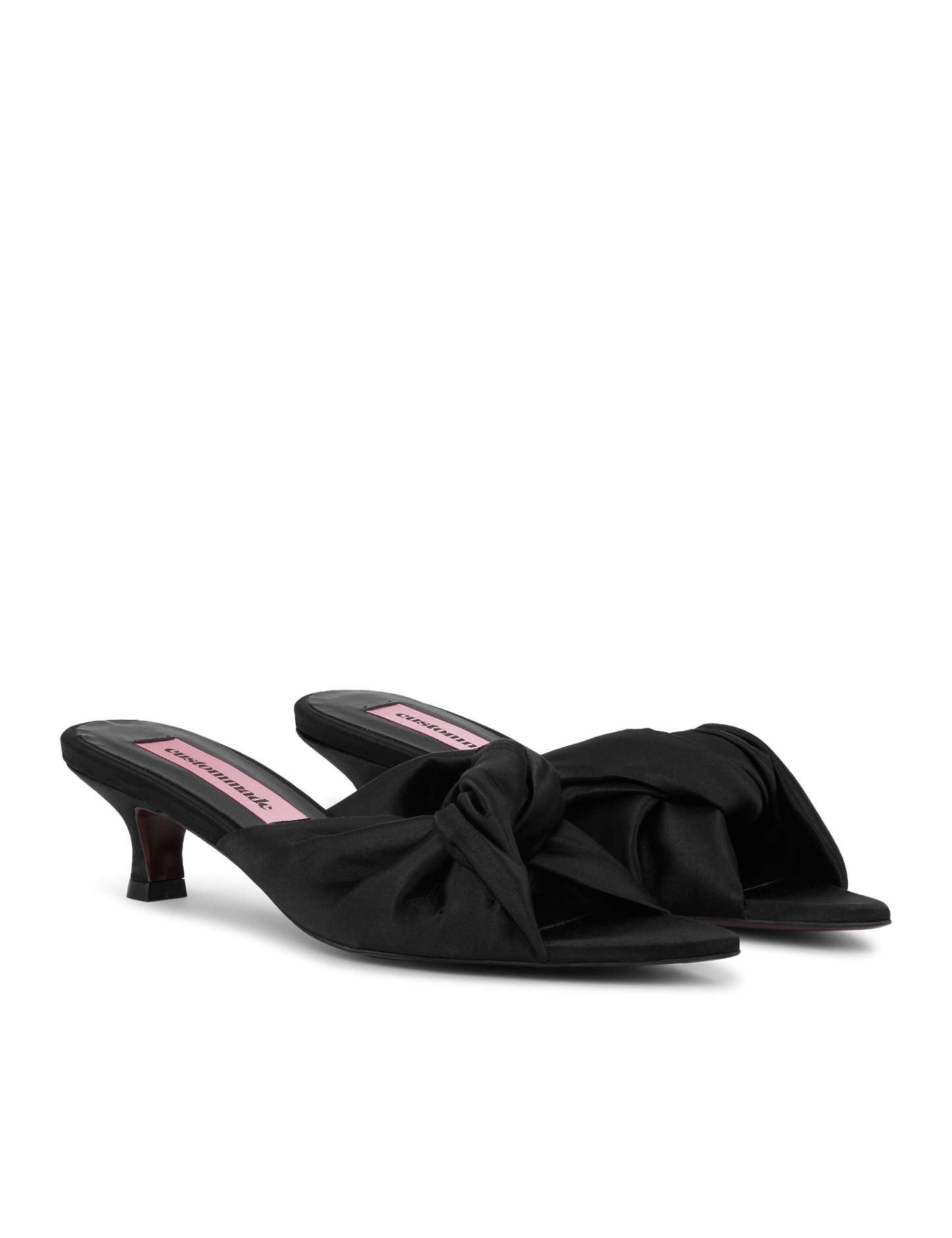 Alia Satin Black Sko