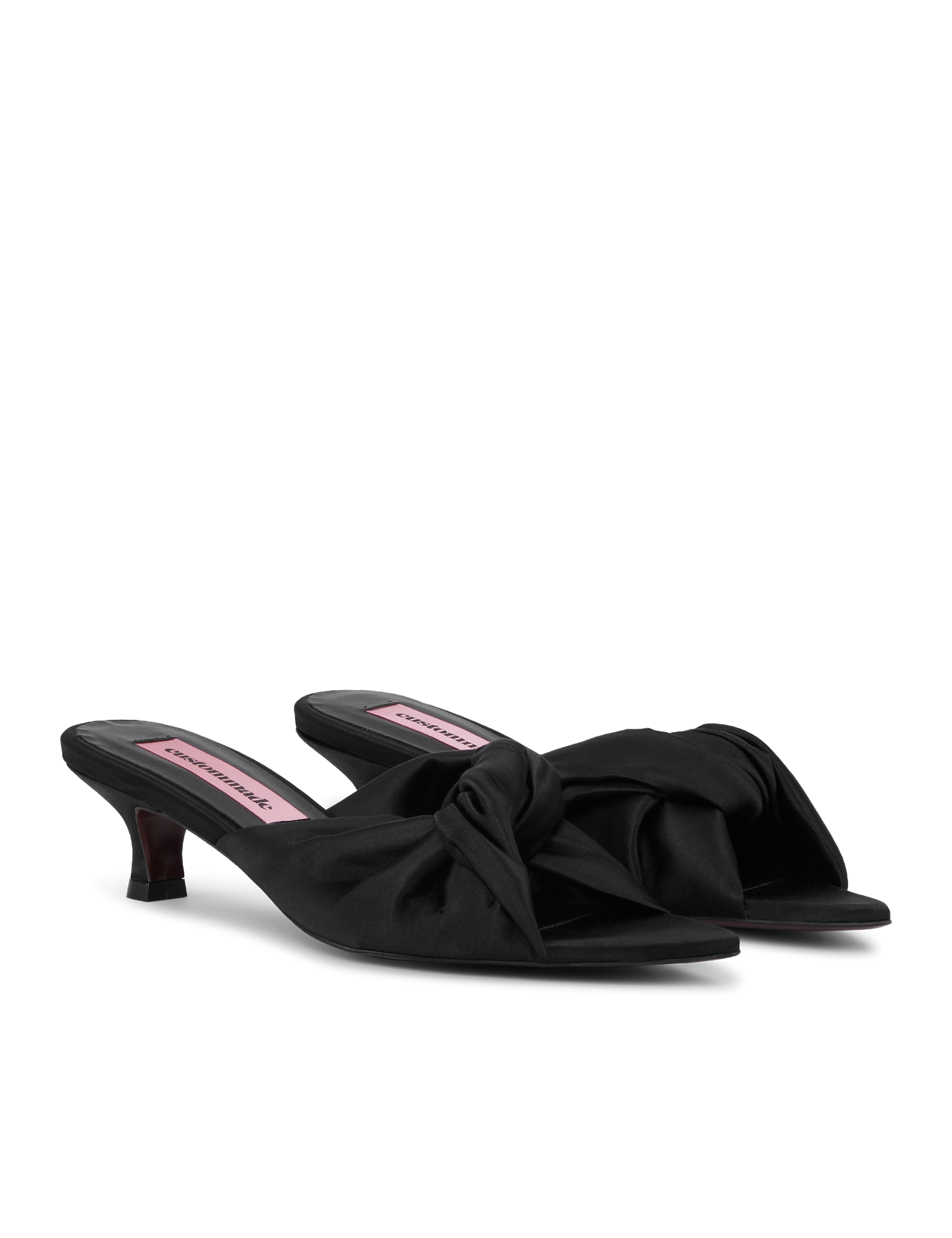 Alia Satin Black Sko