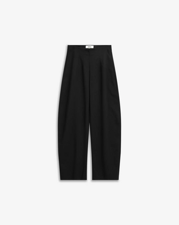Smooth Barrel Pants Black Bukser