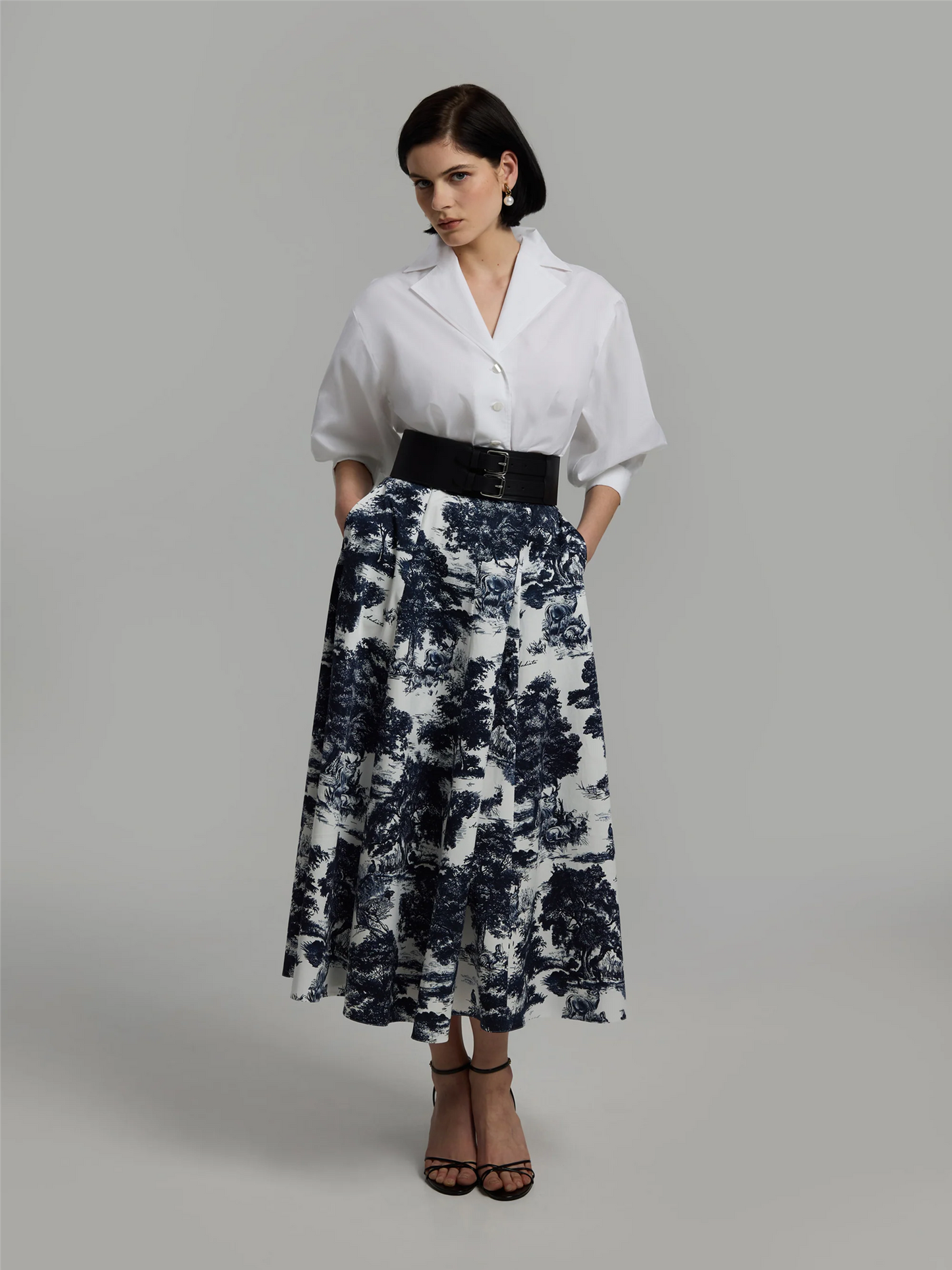 Skjørt | Leea Skirt Night Sky Blue
