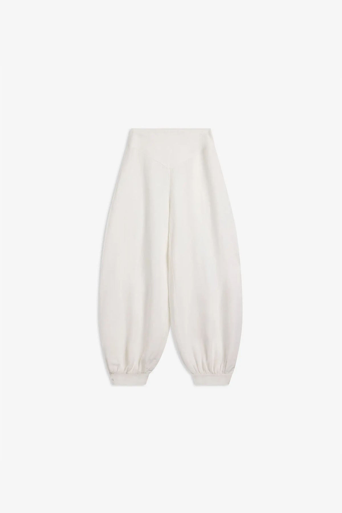 Bukser | BROOKE PANTS - LINEN WHITE