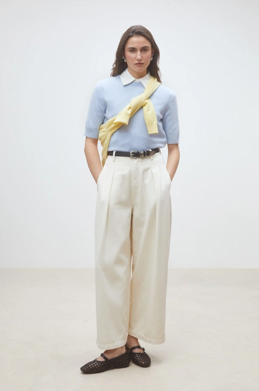 Perseal Sweater Bleu Ciel Gensere