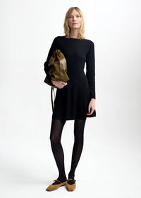 Rachel Merino Dress Black Kjoler