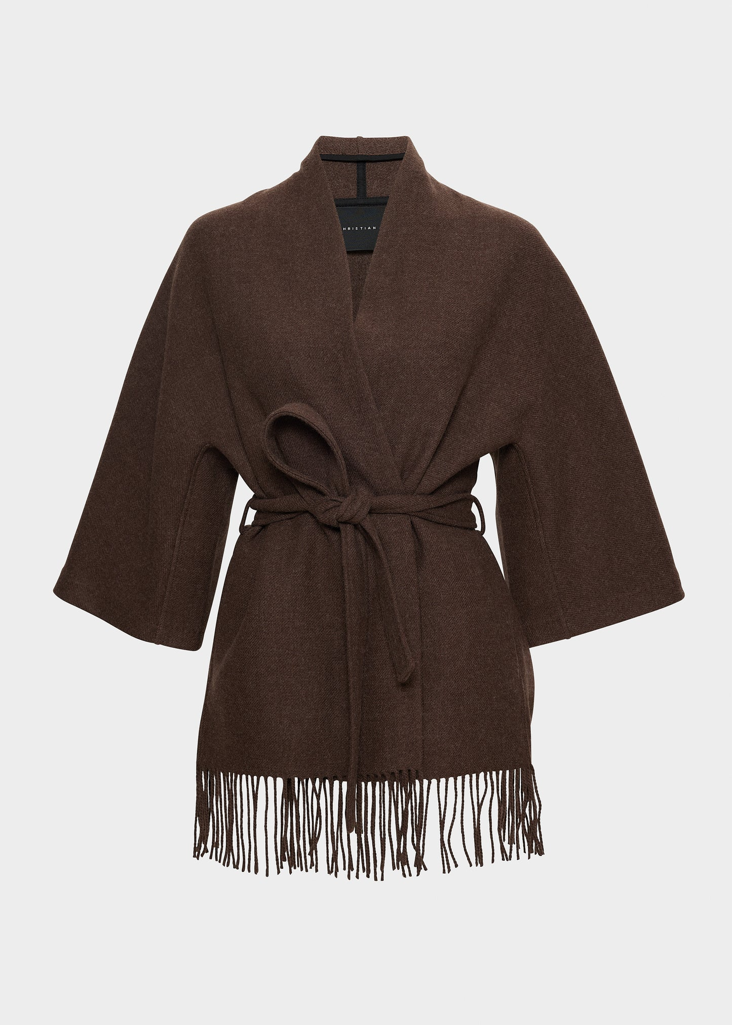 Akila Lambswool Jacket Brown Cardigans