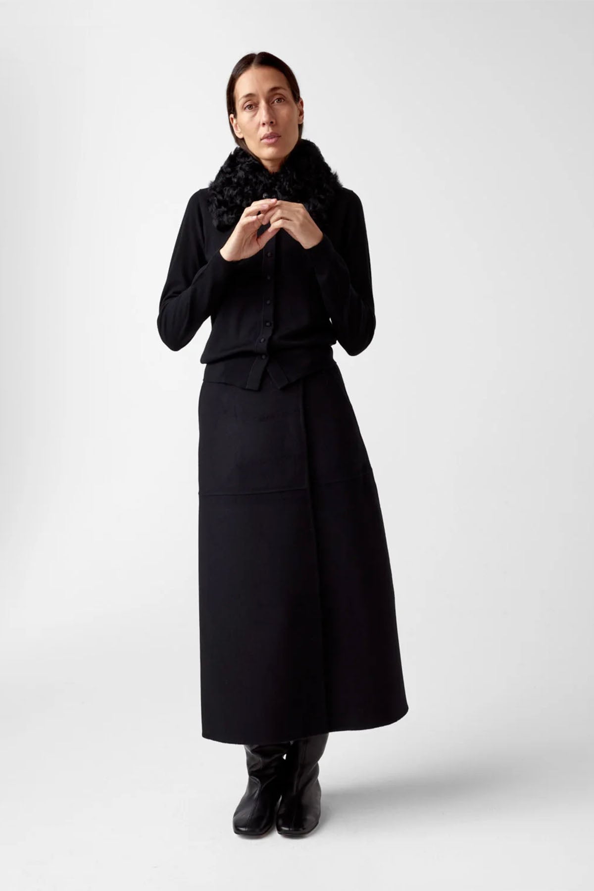 Shearling collar