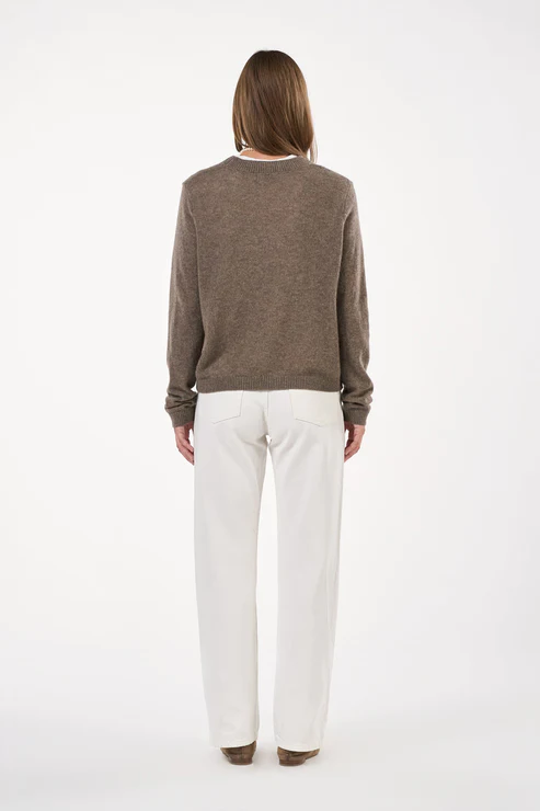 Lace Blouse Brownstone Gensere