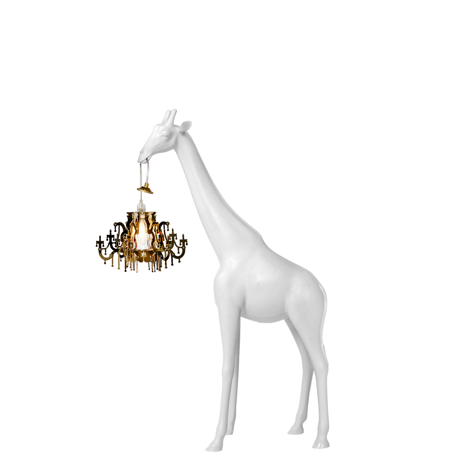 Giraffe In Love XS hvit lampe