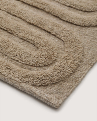 Riklund Wool Rug Beige Melange 190x290 Tepper