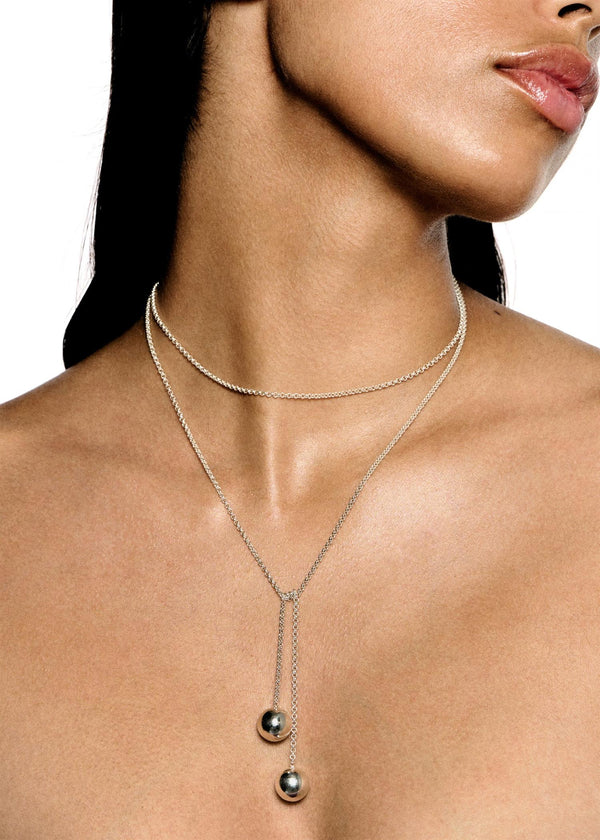 The Astrid Necklace Silver Smykker