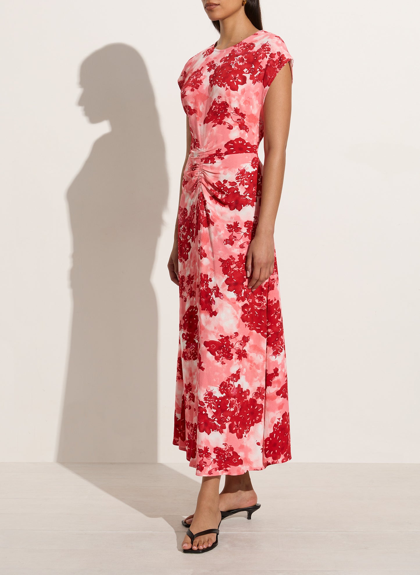 Rocella Midi Dress Floral Kjoler