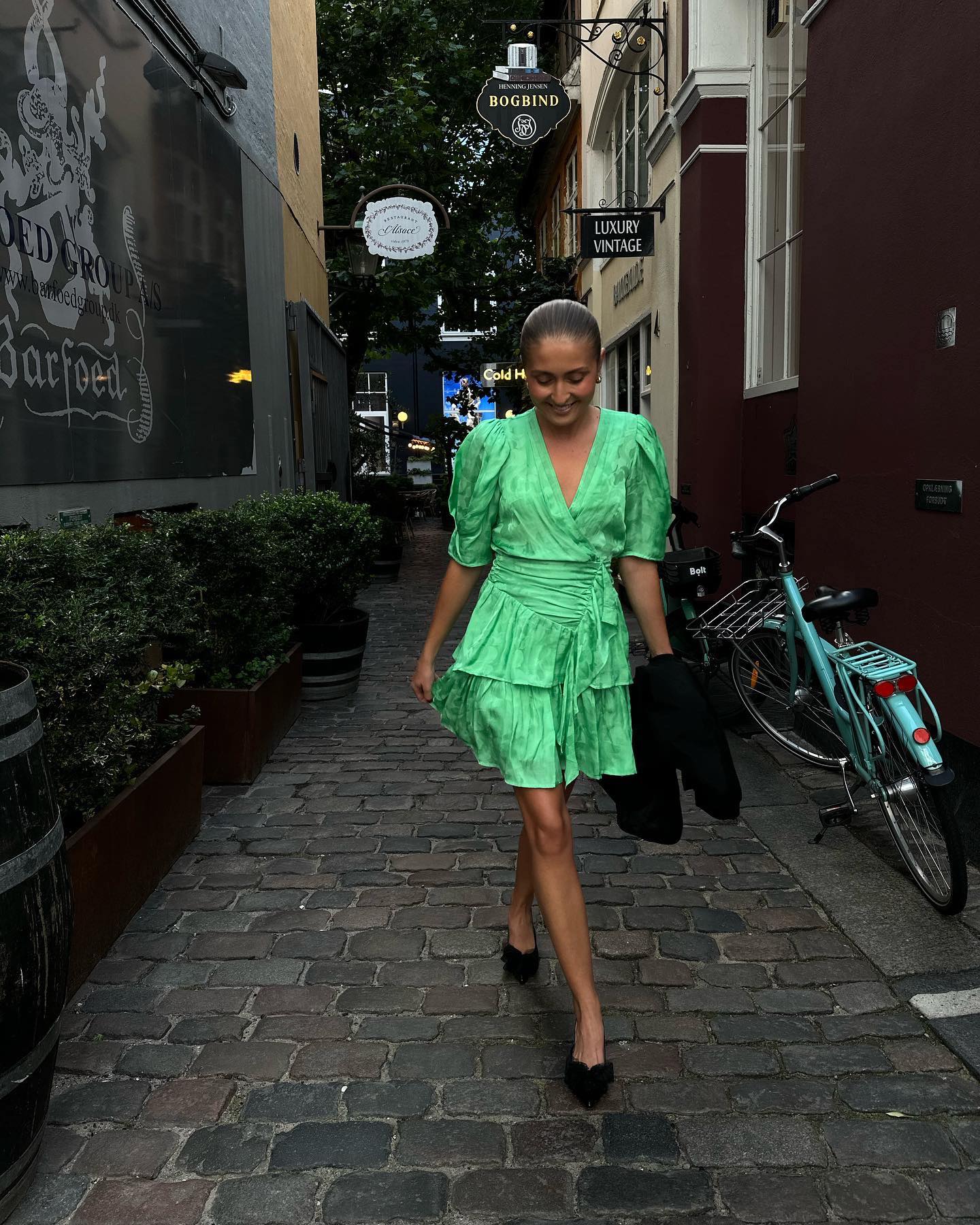 Cosima Dress Vert Kjoler