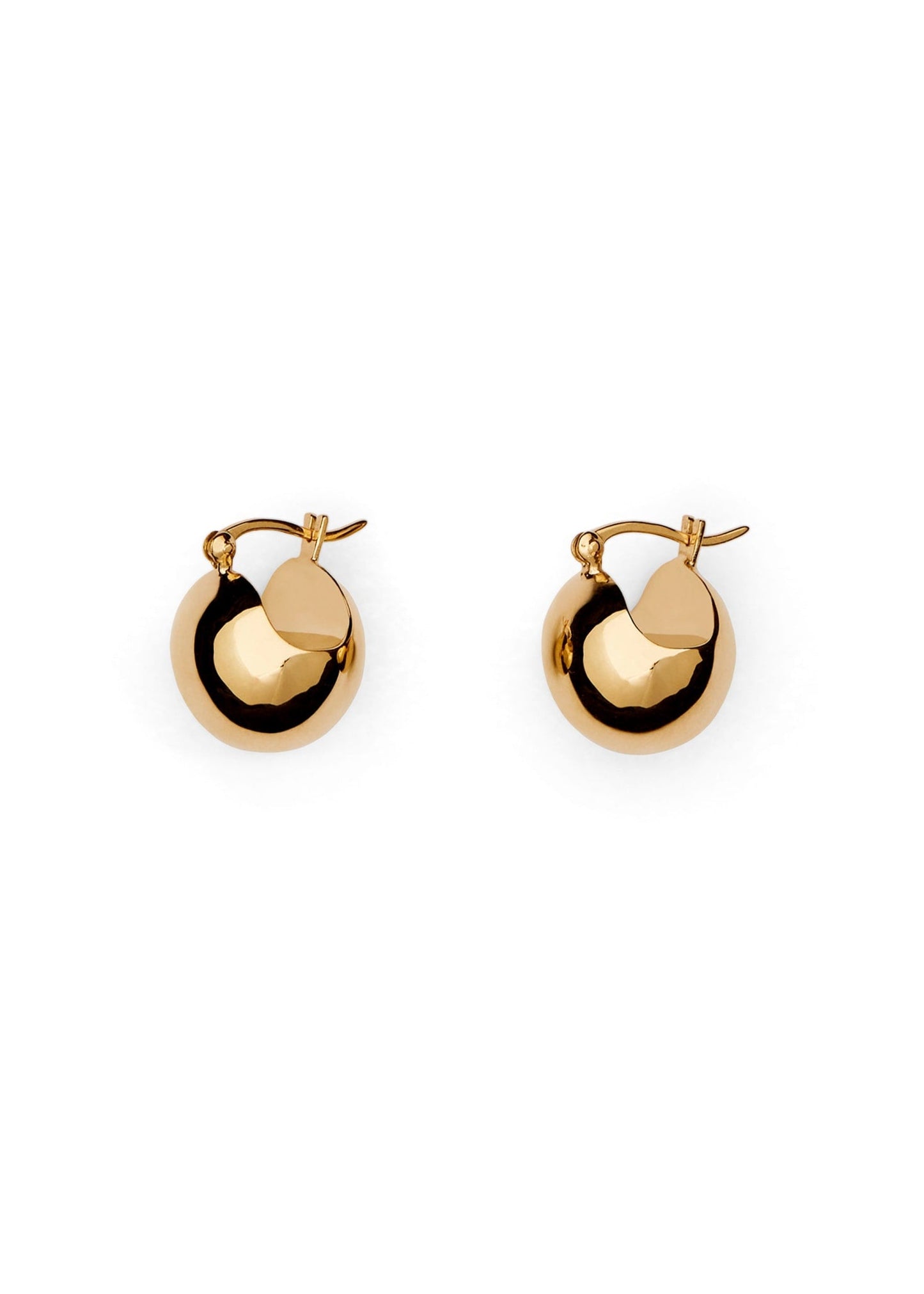 The Ingrid Earrings Gold Øredobber