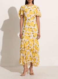 Esperanza Midi Dress Isadora Floral Kjoler