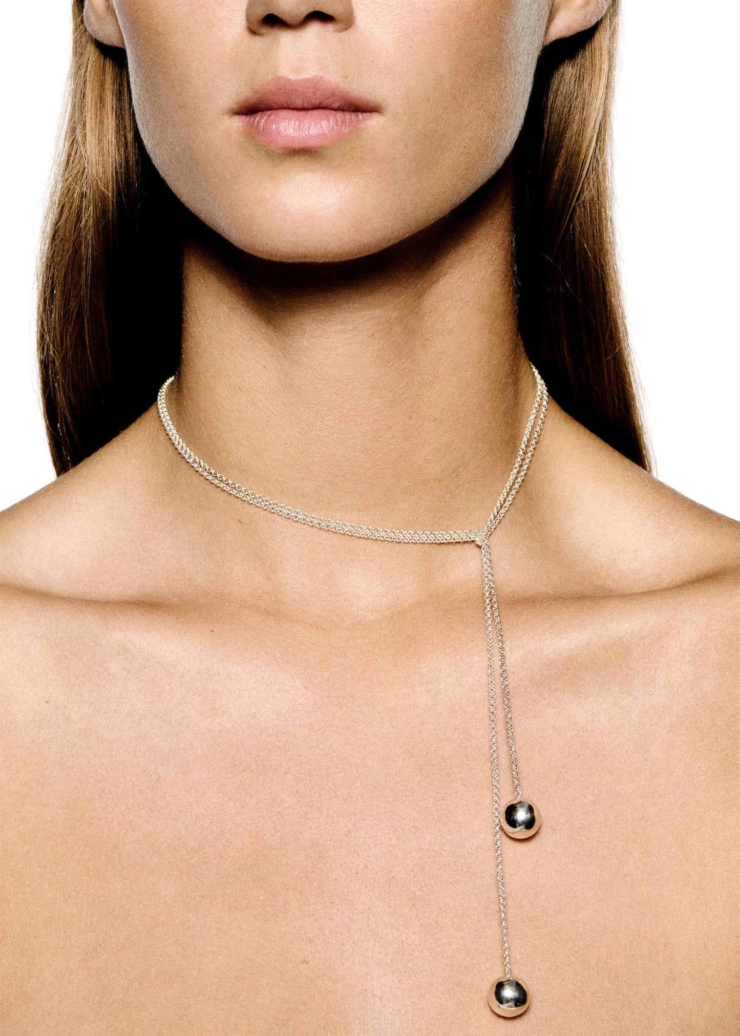 The Astrid Necklace Silver Smykker